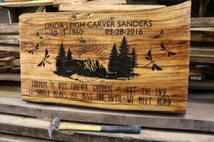 Personalized Rustic Gravestone