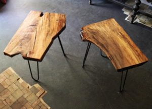 Rustic Natural Wood Tables
