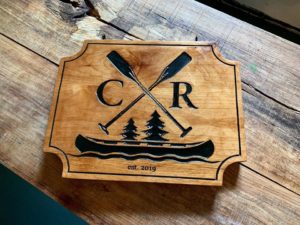 Personalized Canoe Decoration