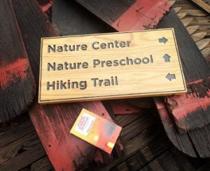 Park Walking Path Sign