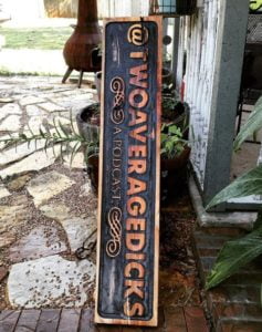 Rustic Personalized Company Sign