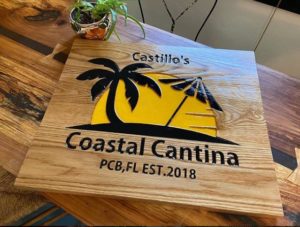 Personalized Wood Paint Sign