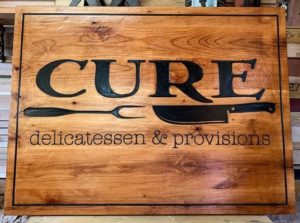 Wood Business Signs