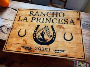 Personalized Horse Ranch Sign