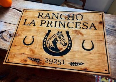 Personalized Horse Ranch Sign