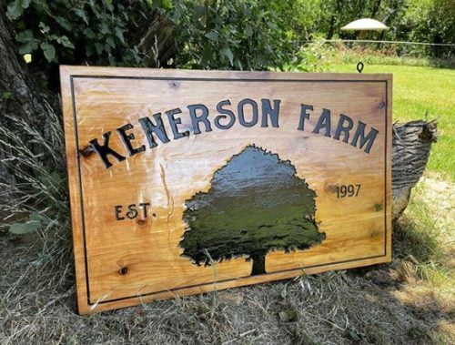 Farm Signs Custom Wood Fat, Wooden Farm Signs