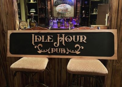 Personalized Home Bar Sign