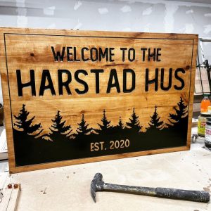 housewarming gift personalized sign