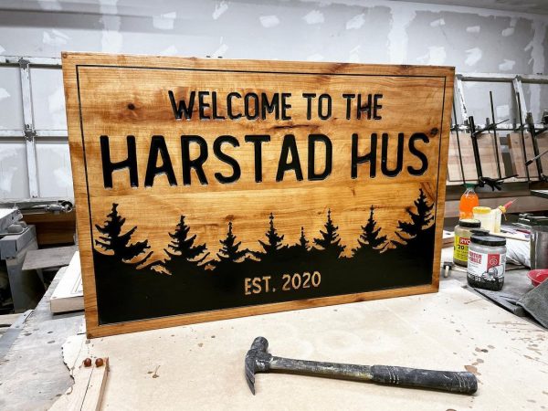 housewarming gift personalized sign