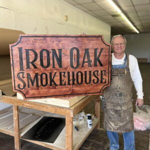 Smokehouse Sign with Unique Corners